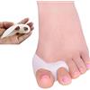 Gi-Star. DOBO® Coppia protezione proteggi in gel per alluce valgo con separatore punte o calza salva tallone punta per cura del piede (Correttore alluce valgo)