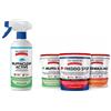 TECNOSTUK KIT Professionale Antimuffa Per Muffa Molto Radicata Ed Estesa MuffaClean Active 1L + Muffa K.O. 1L + Freddo Stop 1L + Termika-Mix 1L