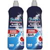 Finish Brillantante Shine e secco (confezione da 2)