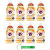 Beni Culinari 8x Chanteclair I Concentrati XXL - Ammorbidente Concentrato, Fragranza Fiori d'Arancio e Narciso, per Capi Morbidi e Profumati - 70 Lavaggi 1400ml + Portachiavi Beni Culinari in Omaggio