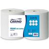 Generico Carta Bobina Asciugatutto PRIME 800 SUPER, 800 strappi, 2 veli, Finitura Goffrata micro, Bianco (Conf. 2 Pezzi)