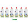 Beni Culinari 6x Rio Casa Mia - Candeggina Gel Profumata - Detergente per Pavimenti e Superfici 1250ml + Portachiavi Beni Culinari in Omaggio