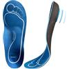 Raypontia Solette per correzione di supinazione, inserti di supporto per, inserto per scarpe traspiranti che assorbono gli urti, accessori per scarpe anti-atigue, per scarpe da trekking, scarpe