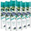 AIR FLOR | Deodorante per Ambienti, Profumo Muschio Bianco, 6 x 300 ml
