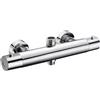 Kibath oxen l152714 rubinetto termostatico Combi Doccia con deragliatore, Cromo Lucido