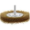 Bosch 2609256519 - Spazzola a disco per trapani, in filo ondulato e ottonato, 6 x 75 mm