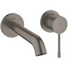 Grohe 19408AL1 Miscelatore per Lavabo a 2 Fori, Brushed Hard Graphite, S