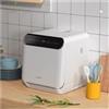 FUHAI-666 Lavastoviglie da appoggio Lavastoviglie da tavolo completamente automatica for uso domestico Mini Small Desktop senza installazione