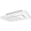Gurari GCH 790 WH Diamond: cappa aspirante a flusso d'aria, 90 cm, 850 m³/h, design bianco