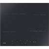 Haier Serie 2 HAH64EXCP - Piano cottura in evidenza, 60 cm, funzionamento touch, 4 zone, 9 livelli di potenza, con PowerBoost, timer, sicurezza per bambini, stop e go, funzione di mantenimento in