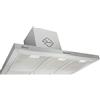 Gurari 461 Inox 90 - Cappa aspirante a parete 90 cm - 1000m³/h - 3 velocità - LED - Inox - Ricircolo possibile