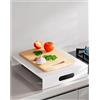 Cherrii Copertura for piano cottura a gas, supporto for a, pannello di copertura for, dimensioni personalizzate for ampliare lo spazio della cucina(Milk,35x45x9cm/13.8x17.7x3.5in)