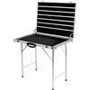 Generico Vetrina in lega di alluminio, custodia for laptop con valigetta in argento, espositori for negozi, espositore pieghevole for gioielli(Style2,80x60cm/31x24in)