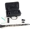 GEWA Roy Benson Bb-Clarinet CG-220 (sistema tedesco, corpo in ebanite, incluso bocchino Ernst Schreiber e accessori per la cura, in custodia rettangolare leggera, con set di zaini)