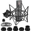 Geekria Supporto antiurto per microfoni Compatible con Neumann U87, TLM193, TLM127, M149, TLM102, TLM103, TLM107, antivibrazione
