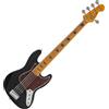 Rocktile Pro JBS50-BK Basso Elettrico a 5 Corde - JB-Style a 5 corde con corpo in tiglio - Manico in acero e tastiera in acero - 2x Single Coil pickup - 2x Volume, 1x Tone - Mensura 34 - Nero