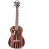 MUSOO Ukulele elettrico acustico a 30 pollici tutto Blackwood baritono con traliccio Rod con EQ