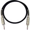 MPE AUDIO MPE - Cavo di potenza PROFESSIONALE collegamento testata cassa amplificatore 1 metro Conduttori 2,5 mq Made in Italy, saldato a mano con 2 Jack mono D.6,3mm MOD: POWER215-1 metri
