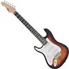gear4music Chitarra elettrica 3/4 mancina LA con mini amplificatore e accessori di Gear4music, Sunburst