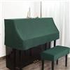 Haklein Copertura antipolvere in velluto per pianoforte verticale, morbida e resistente, con copertura per sgabello, decorazione moderna, per casa e scuola (copertura per pianoforte, sgabello singolo B,