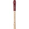 Moeck Flauto 1 Plus 1020 - Flauto dolce in legno d'acero con testa in plastica rossa