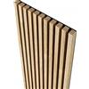 MEBANO. Pannelli Acustici Su Piastra Nera 4 Pezzi 240x18,5 cm Rovere Naturale Grandson Pannelli Decorativi In MDF Rivestimento Pareti Legno Per Soggiorno