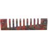 Walfront Pettine per Armonica, Pettine Leggero Non Deformabile per Armonica per Hohner Marine Band Crossover Deluxe((Ambra))