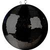 7even Specchio palla stroboscopica con 50 cm NERO//Disco sfera - Mirror Ball 50 cm Black