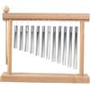 Sulxyi Strumento a percussione CHIMES VEGNI, 12 BARS CHIME, tavolo a riga singola Top Wind Chime, 12 Note Design, layout a singola, Ideale per gli strumenti musicali Aulaom
