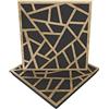 ua acoustics Set di 2 pannelli fonoassorbenti con diffusione | 50x50x5cm | Assorbimento - Diffusione - Riflessione - Insonorizzazione | Legno laminato perforato: [x2 SKYROSS | Rovere]