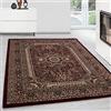 Teppium Tappeto orientale a pelo corto per soggiorno, cucina, camera da letto, corridoio, morbido e facile da pulire con un'altezza del pelo di 12 mm Misurare: 120 x 170 cm Colore: Rosso-1