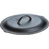 LODGE L10SC3 - Coperchio in ghisa con manico e punte interne per imbavatura, colore: Nero