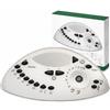 DONNARIX 1 Mascherina Bimby TM31, Tastiera di Ricambio - Pannello Comandi Compatibile con Tasti in Gomma Bianca per Robot da Cucina BIMBY