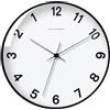 Viahsen Orologio Da Parete con Rotazione Antiorario, Decorazione Murale, 30 Cm, Orologio Decorativo per Casa, Ufficio, Cucina, Soggiorno, Stile E