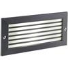 Sovil Faretto Segnapassi a Incasso da Esterno a LED 10W da Parete con Griglia Sovil Escape Nero