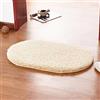 YAOTT Tappeto da Bagno Assorbente Antiscivolo Tappeto Peluche in Microfibra Spessi Lavabili in Lavatrice Tappetini Zerbinando Morbido Facile da Pulire per Vasca Doccia e Bagno Cammello chiaro 60X160CM