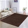 Arreditaly Tappeto Shaggy A Pelo Lungo Antiscivolo Moderno Per Salotto Camera Soggiorno In Diversi Colori E Misure, Colore Intenso e Brillante (60 x 100 Cm, Marrone)