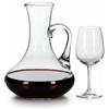 Generico Decanter in Vetro Soffiato 1,5 Litri con Manico - Caraffa Elegante per Vino, Acqua o Bevande - Design Classico e Cristallino, 16x16x21 cm