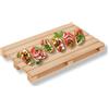Mottiwood Tagliere Vassoio Pallet, Legno Faggio, 35×20x4h cm, Vassoio Aperitivi, Pedana in Legno, Made in Italy (6)