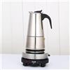 YEITBY Macchina da caffè espresso elettrica da 300 ml, macchina da caffè in acciaio inox per aromi di torrefazione pieni (6 tazze)