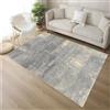 Taidianolp Tappeto Salotto Moderno Pelo Corto,Yellow,120 x 150 cm,Grigio ocra-giallo crema blu-Grigio stampe moderne,per Decorazioni Casa Soggiorno, Camera da Letto,
