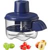 Generico Sbucciatore Elettrico Aglio - 8,66 Pollici ABS | Pelapatate Verdure Ricaricabile USB Con Lama Acciaio Inossidabile 50W Ideale Cucina Veloce Insalate