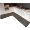 emmevi Tappeto per Cucina Angolare Personalizzabile Tappeto Cucina Antiscivolo Lavabile Assorbente 100% Made in Italy Tappeto da Cucina Angolare Disponibile Fino a 350 Cm