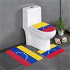 YTORA Set di 3 tappetini da bagno con bandiera del Venezuela per bagno, antiscivolo, assorbente, ad asciugatura rapida, decorazioni per cucina, bagno, camera da letto