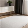 benuta Basic Tappeto cotone lavorato a mano Ron - Bianco 240x340 cm - 100% cotone - Design: Uni, Minimalista, Natural Living - Facile cura per salotto e stanza
