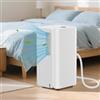 Fiqops Deumidificatore elettrico con timer 24H, funzione di sbrinamento, per circa 25 m², camera da letto