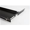 D-Segno Cassetto sotto scrivania Estraibile. Organizer per Ufficio. Cassetti scrivania Dotati di Serratura. Ideale per scrivanie, tavoli e banchi. L50 cm P25cm. 100% Made in Italy (Nero)
