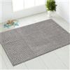 KYYGKY Tappeto Bagno Assorbente Tappetino Bagno Tappeto Doccia Assorbente Tappeto per Bagno Tappetino Bagno Antiscivolo Tappeto Grigio Tappeto Pelo Lungo 50 x 80cm/19.69 x31.5inch Tappetini per WC