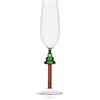 Ichendorf Woodland Tales Calice Flute Wish Tree Albero di Natale 26,5cm Vetro Borosilicato