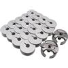 CKPSMS Marca -2PCS Bobina Case #BC-DBM(1)-NBL & 20PCS Alluminio Bobina #18034AS Compatibile con/Sostituzione per JUKI Marca DU-141H, DU-1181 DU-1181N CONSEW Marca 120, 145